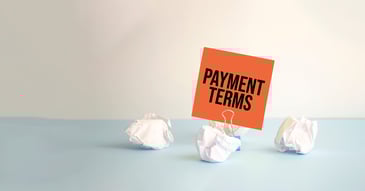 Payment terms post it note