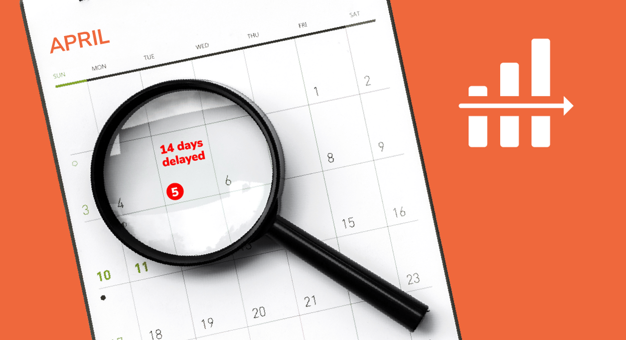 Calendar with magnifying class focused on ADD