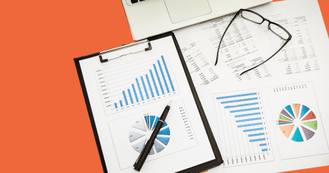 cash flow statement reports and graphs 