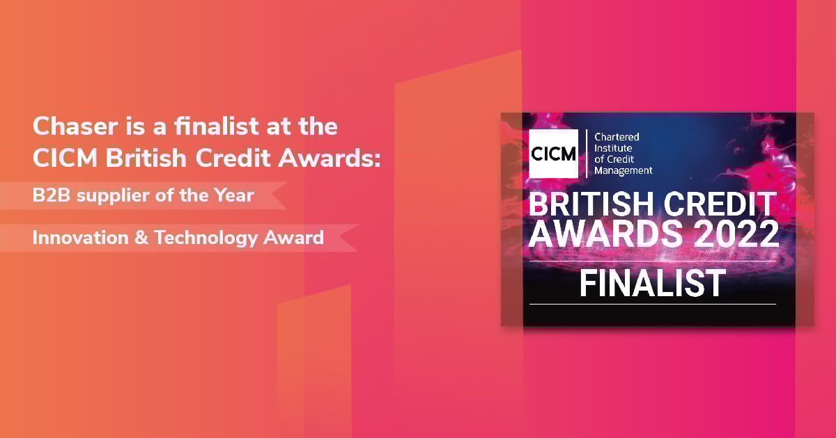 Chaser makes finalist in two categories at CICM British Credit Awards