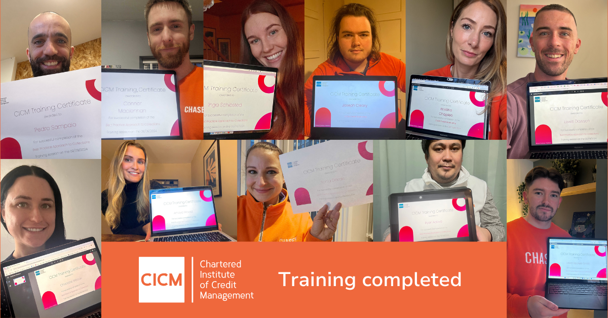 chaser team collage cicm trainings credit management and collections