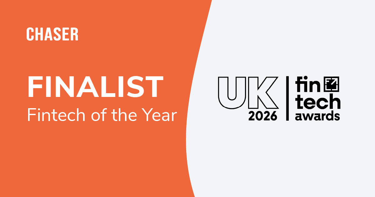 Chaser shortlisted for FinTech of the Year | UK FinTech Awards 2026