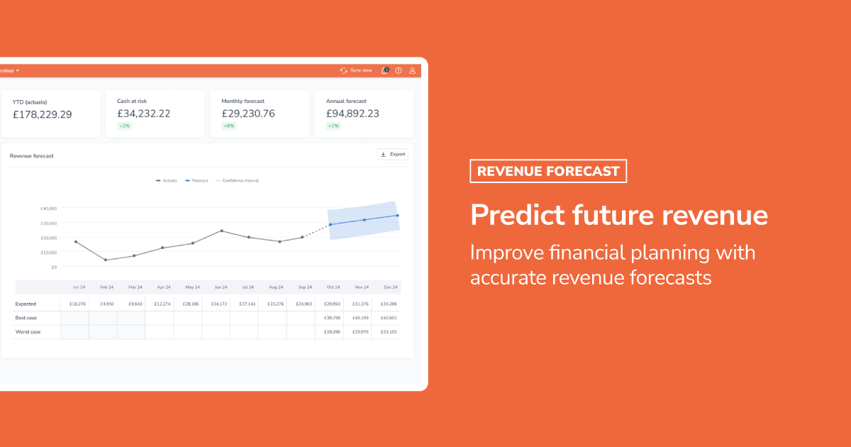 Improve financial planning with accurate revenue forecasts