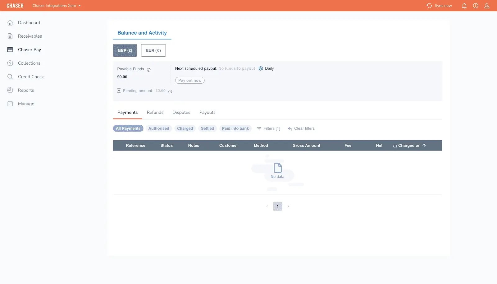 balance and activity