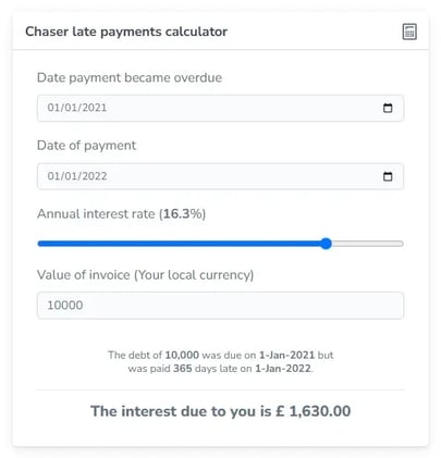 chaser late dashboard