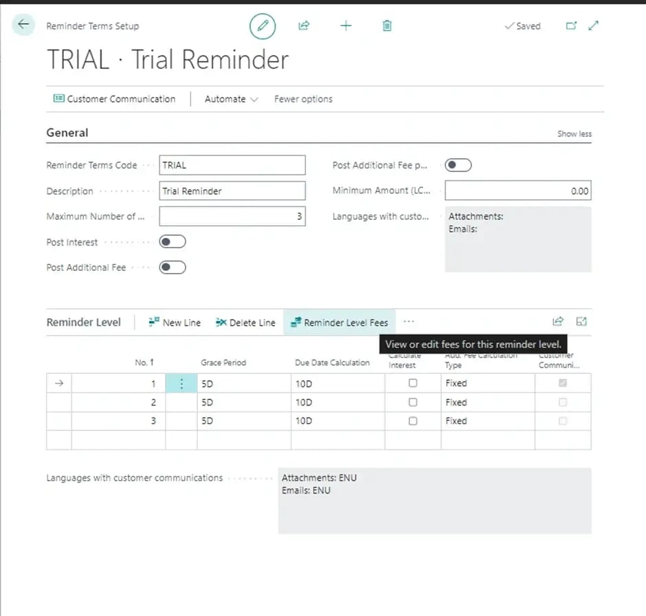 trial reminder