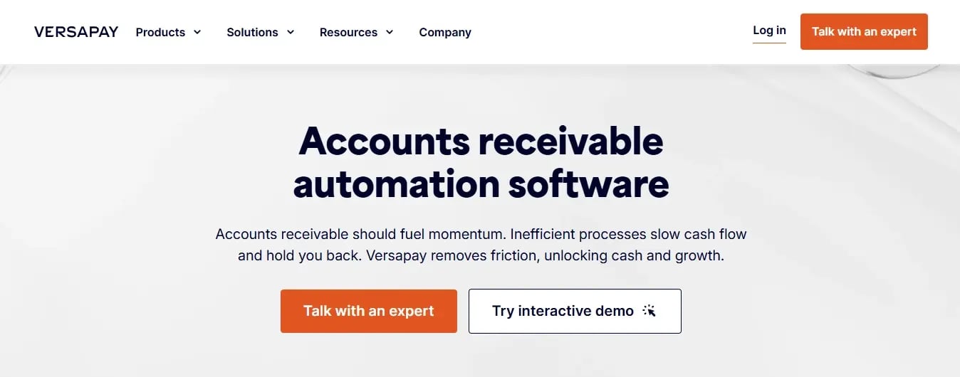 versapay accounts receivable