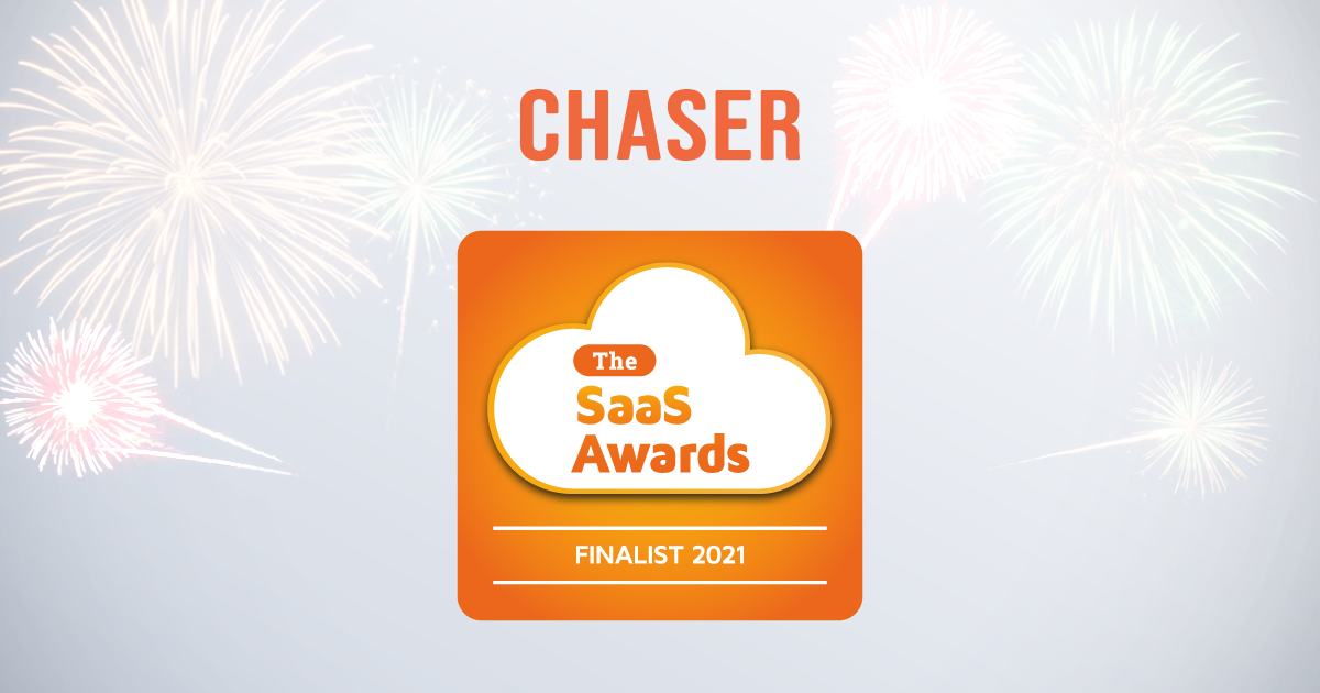 Chaser shortlisted for 2021 SaaS Awards