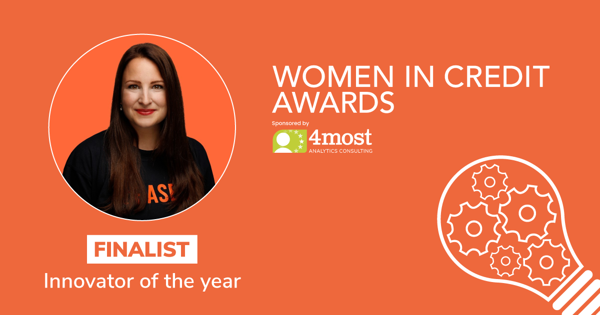 Chaser CEO finalist for Innovator of the Year, Women in Credit Awards