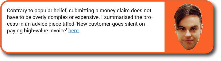 It sucks, but have a plan for non-payment