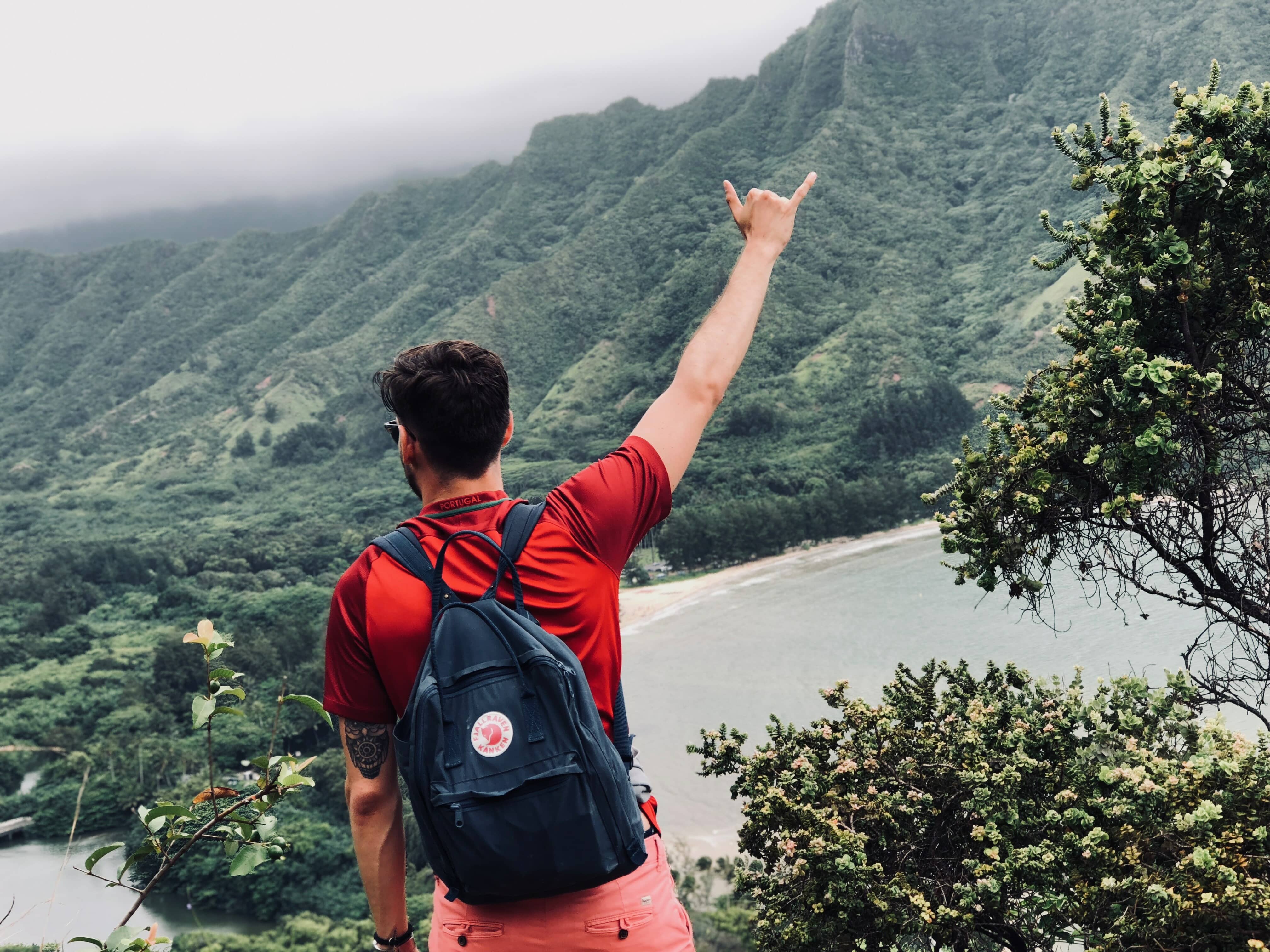 A hike in Oahu, Hawaii