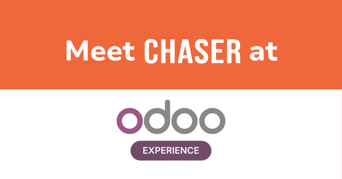 Meet Chasedr at Odoo Experience Brussels