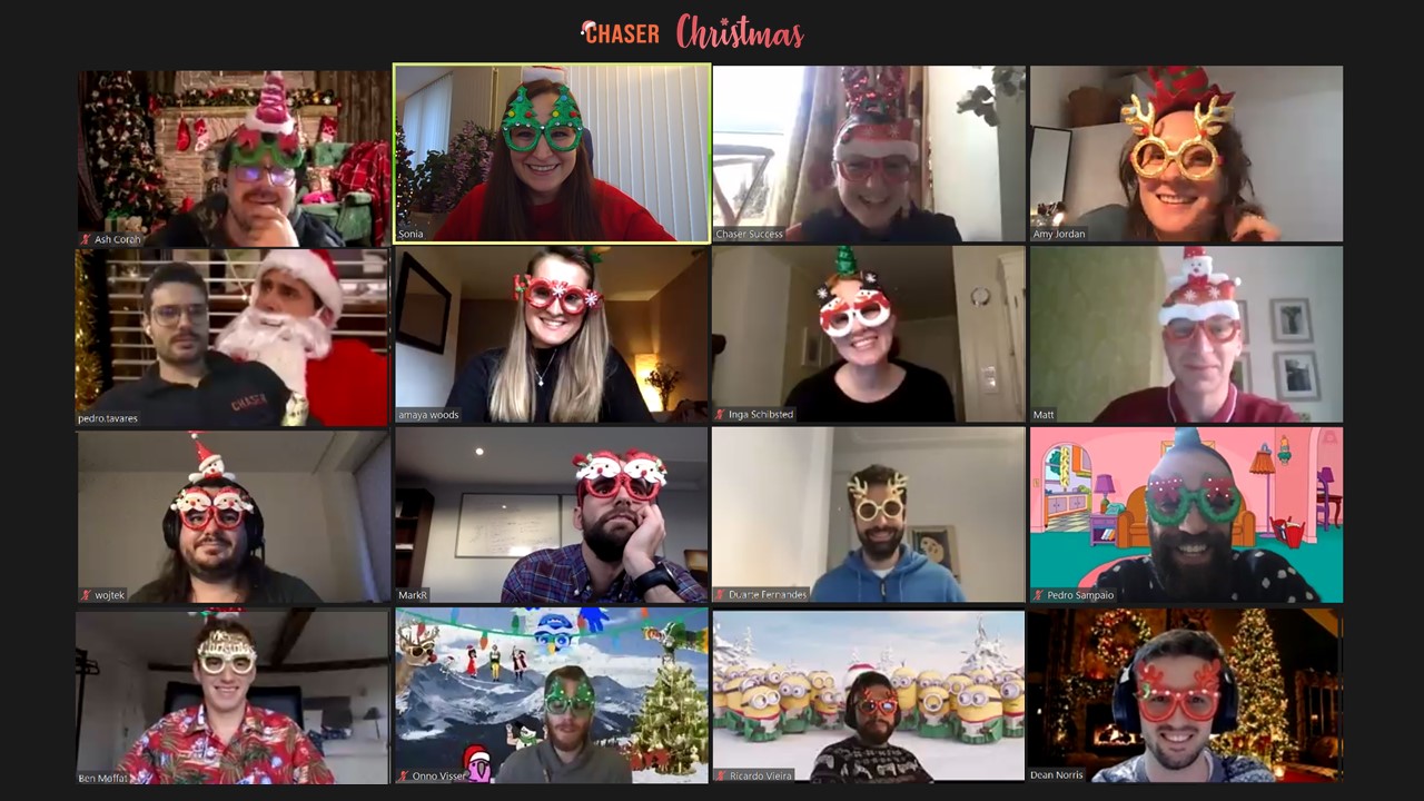 Happy Christmas from Chaser! Our 2020 virtual Christmas party