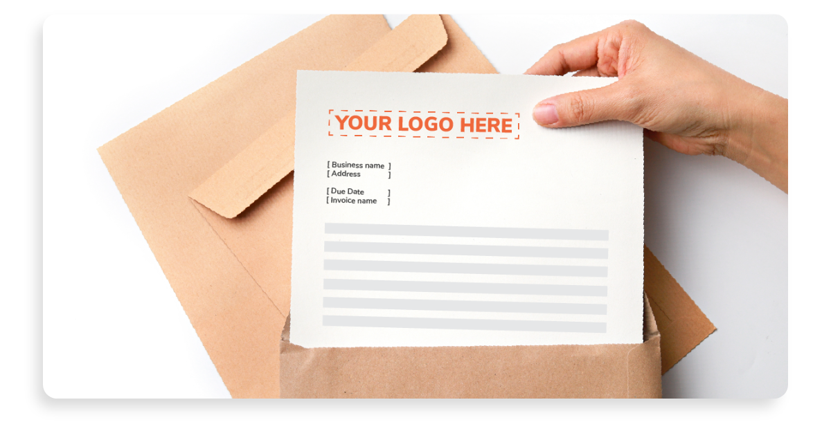 Letter screenshot with logo