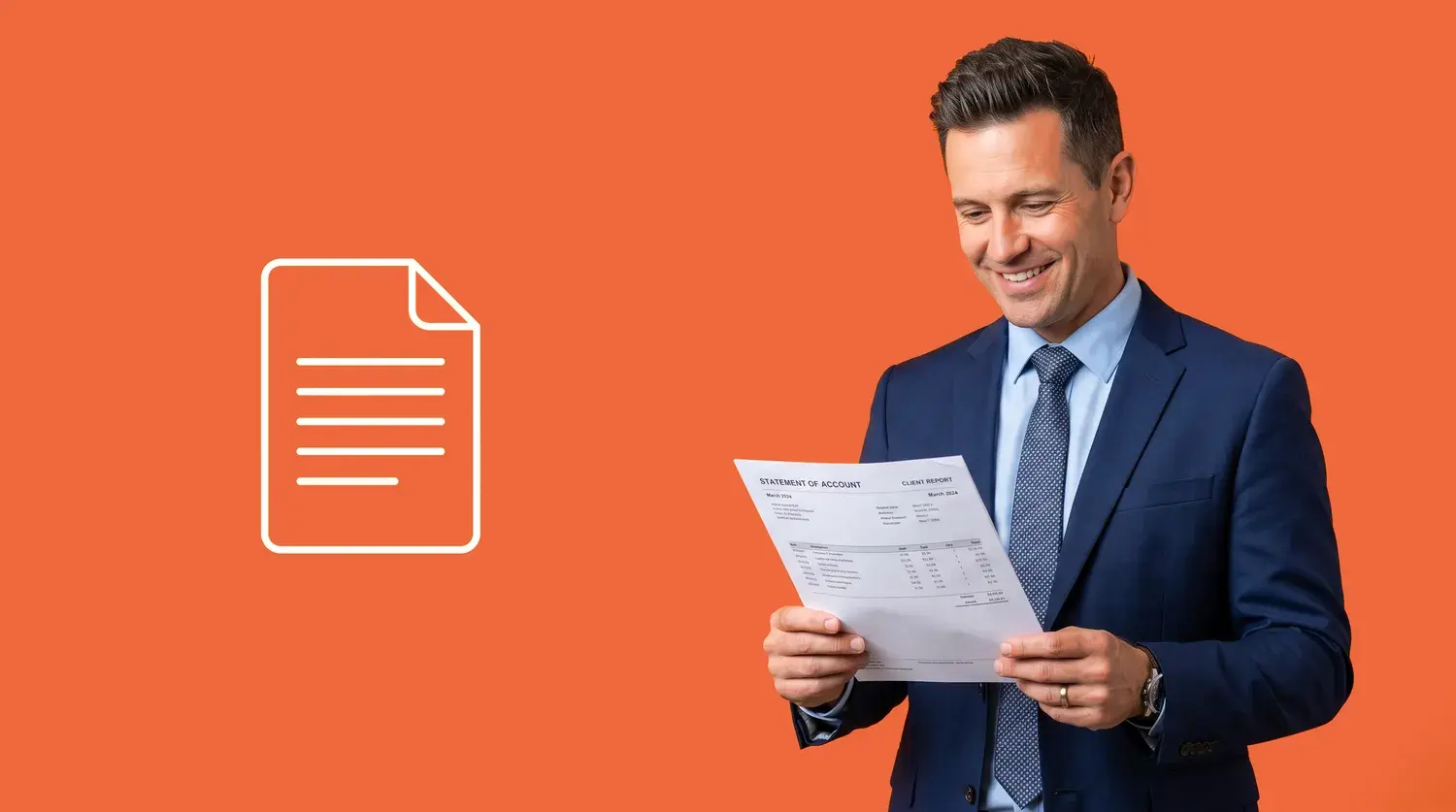 Statement of account template and email samples