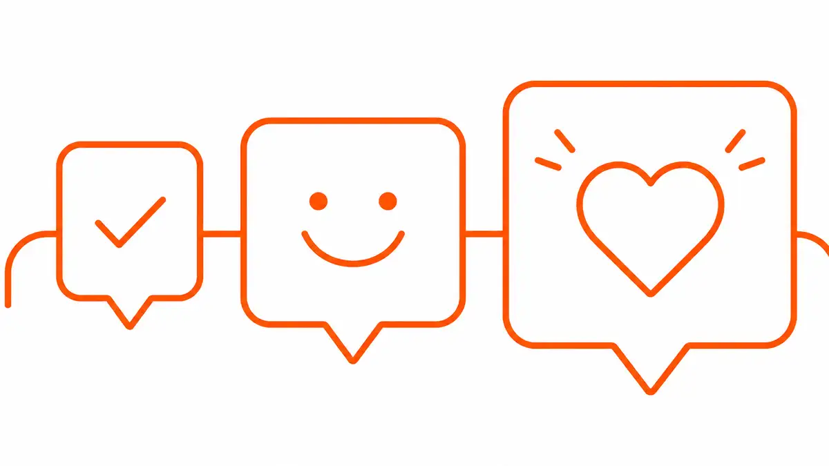 Illustration of different thank you for payment email tones from a short confirmation to a warm note matched to the customer relationship